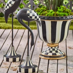 Courtly Stripe Urn