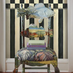 Courtly Stripe Wallpaper