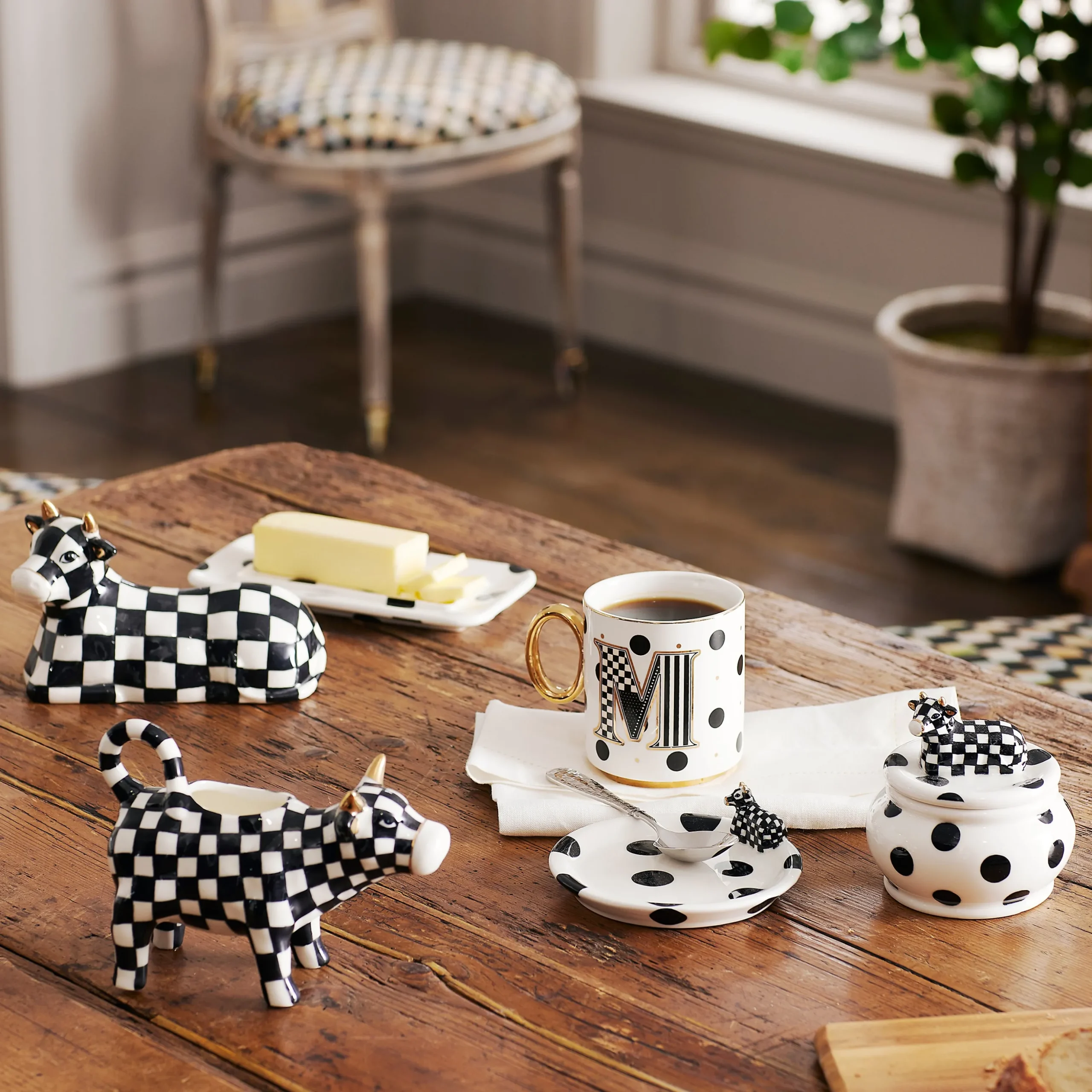 Cow Creamery Butter Dish