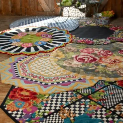 Cutting Garden 6' Round Rug