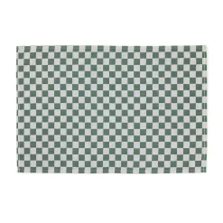 Dark Green Check Placemat, Set of 4