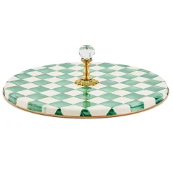 Emerald Check Cheese Course