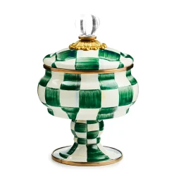 Emerald Check Curiosity Pot