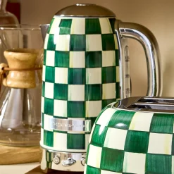 Emerald Check Electric Kettle