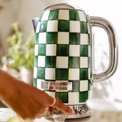 Emerald Check Electric Kettle