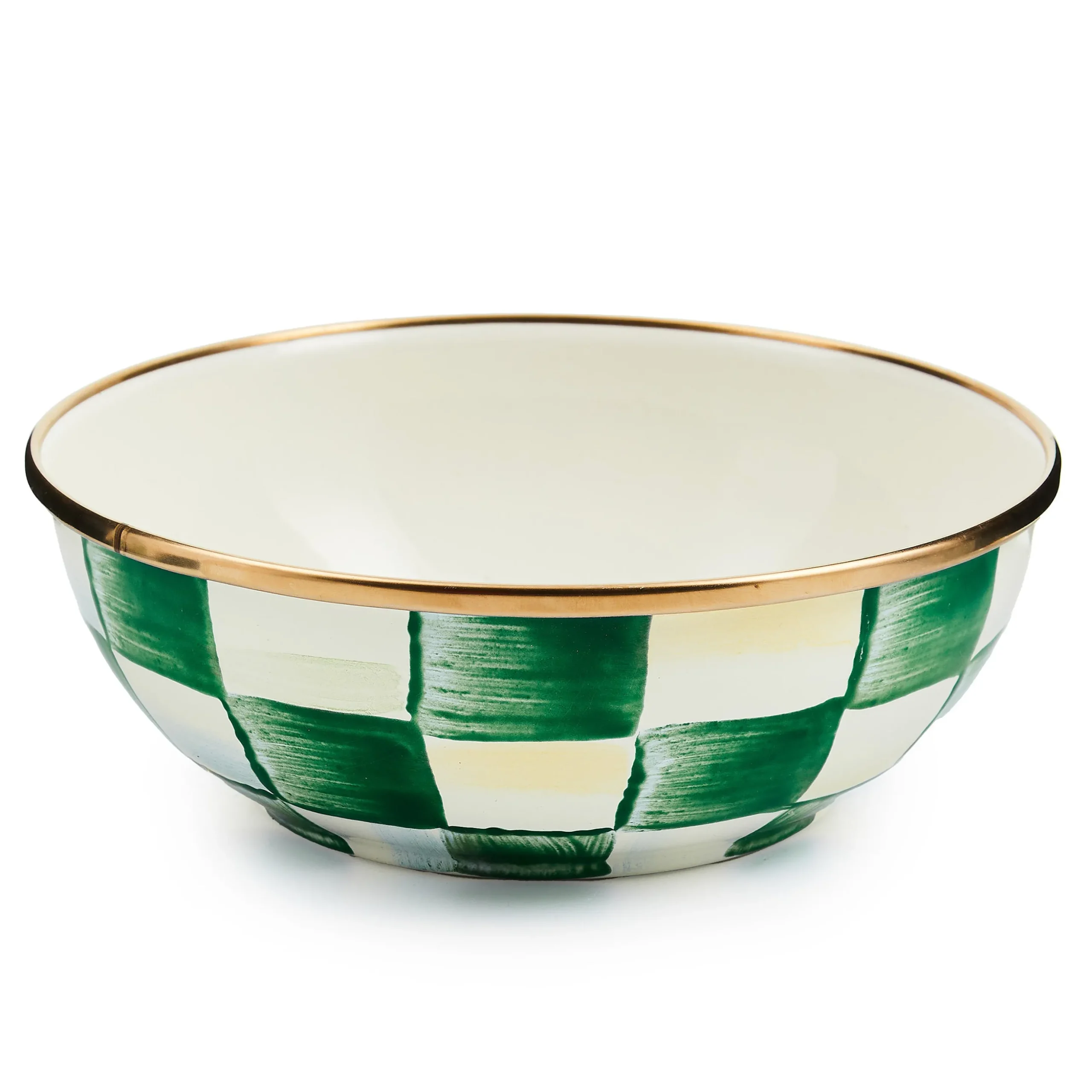 Emerald Check Everyday Bowl