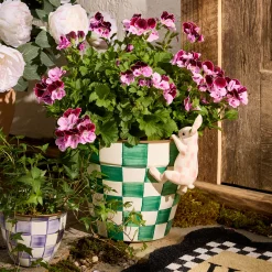 Emerald Check Extra Large Garden Pot