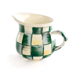 Emerald Check Little Creamer