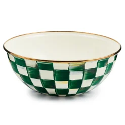 Emerald Check Medium Everyday Bowl