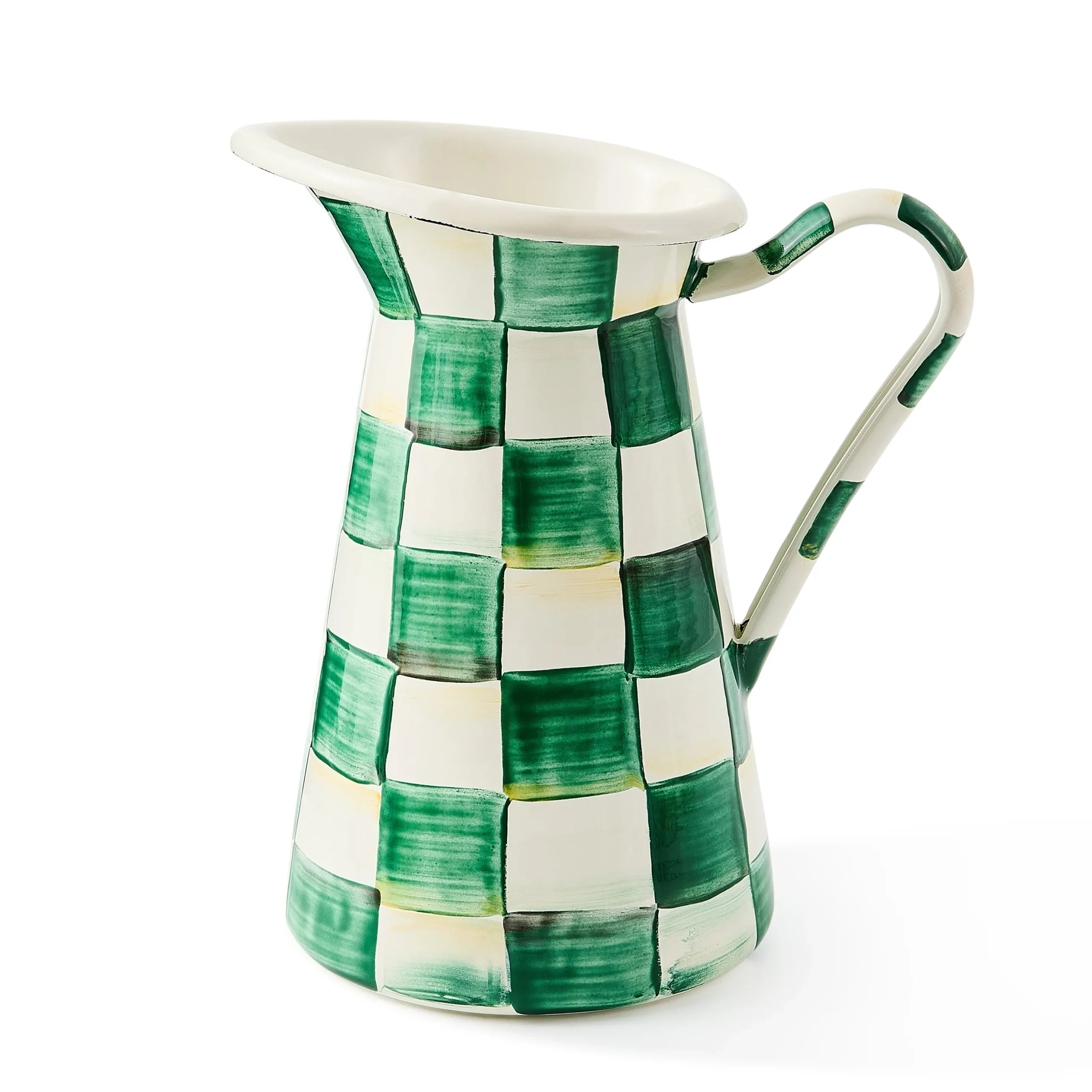 Emerald Check Medium Practical Pitcher