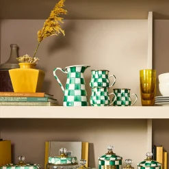 Emerald Check Medium Practical Pitcher