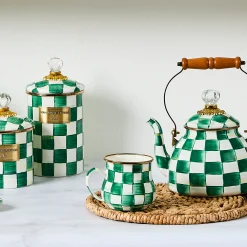 Emerald Check Mug