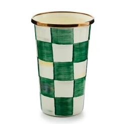 Emerald Check 10 Ounce Tumbler