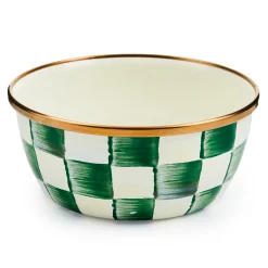 Emerald Check Pinch Bowl