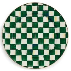 Emerald Check Serving Platter