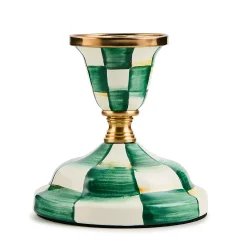 Emerald Check Short Candlestick