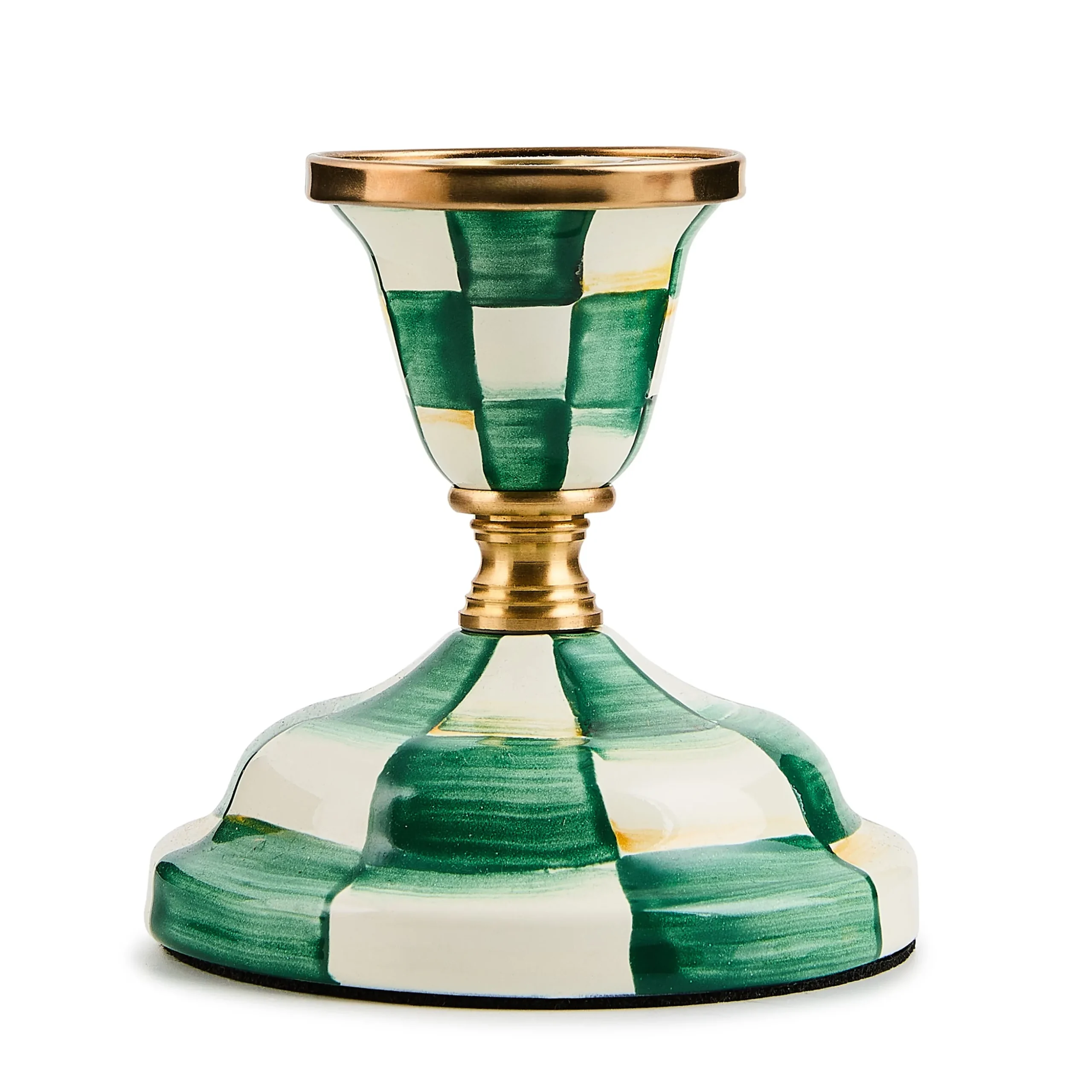 Emerald Check Short Candlestick