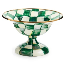 Emerald Check Small Compote