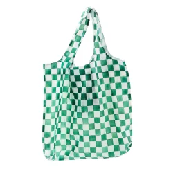 Emerald Check To Go Tote