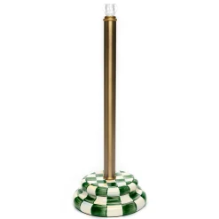 Emerald Check Toilet Tissue Storage