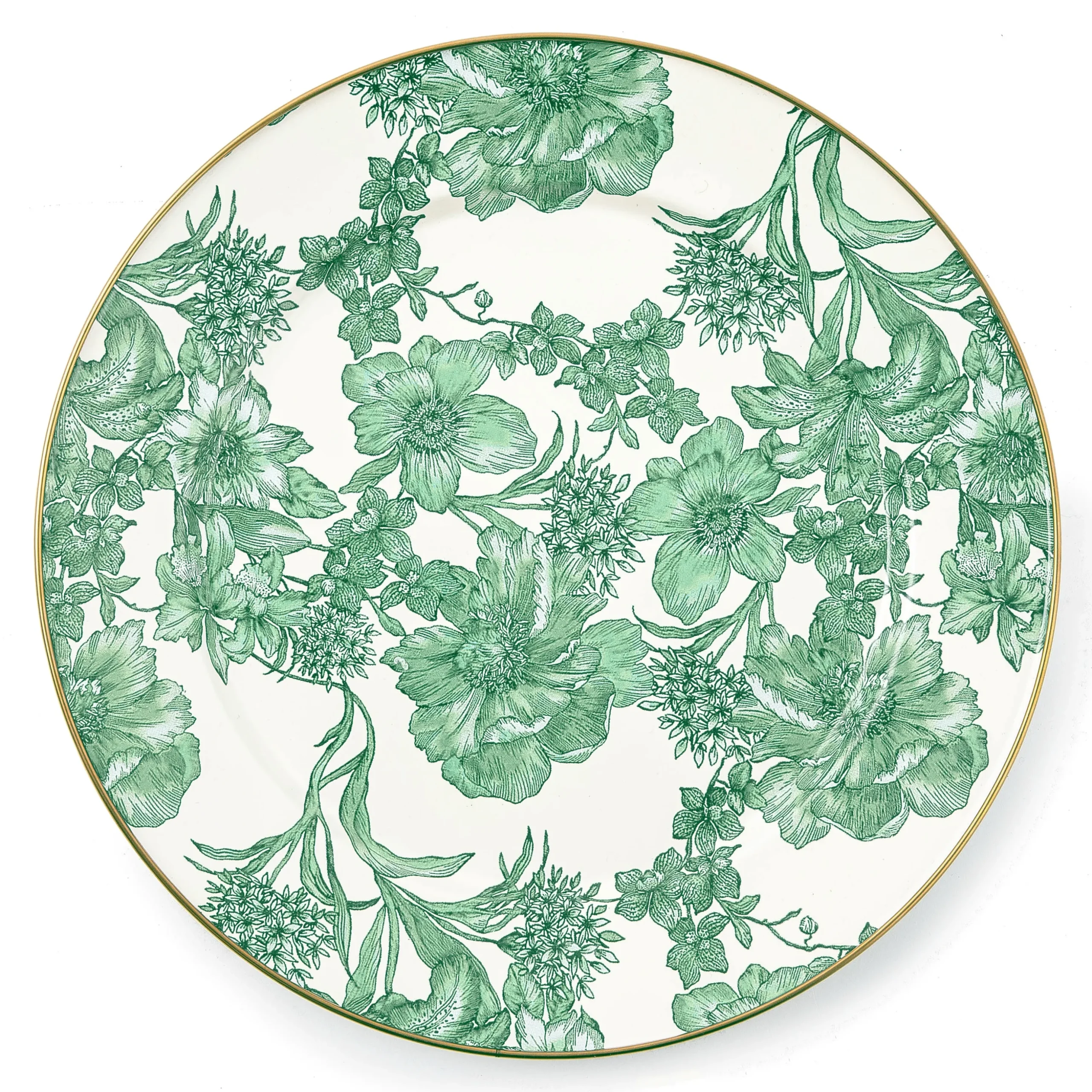Emerald English Garden Charger/Plate