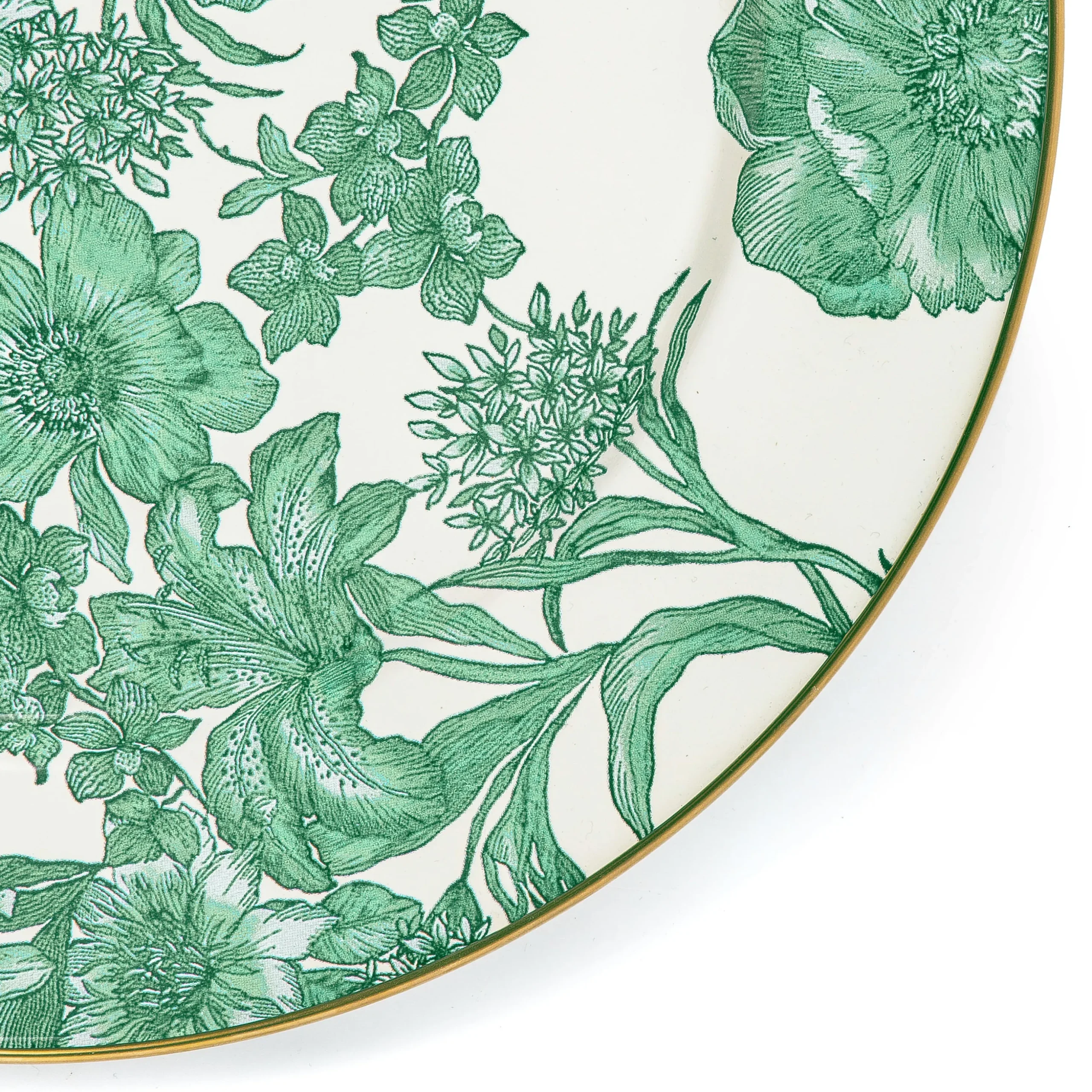 Emerald English Garden Charger/Plate