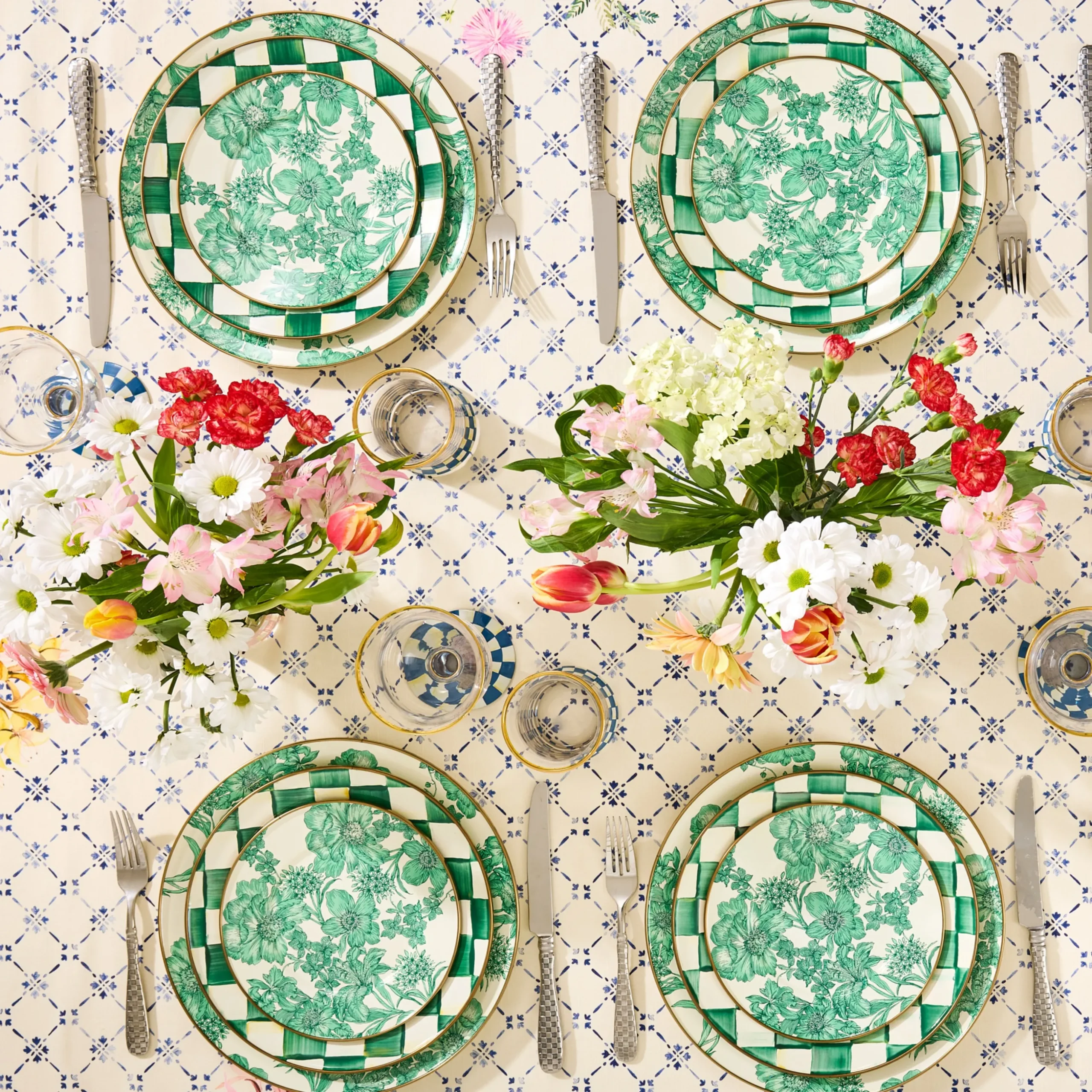 Emerald English Garden Charger/Plate