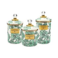 Emerald English Garden Large Canister