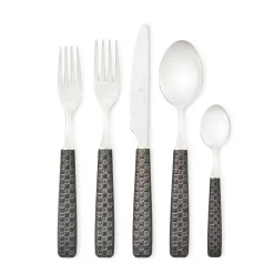 Everyday Black 5-Piece Place Setting