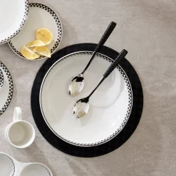 Everyday Black Salad Serving Set