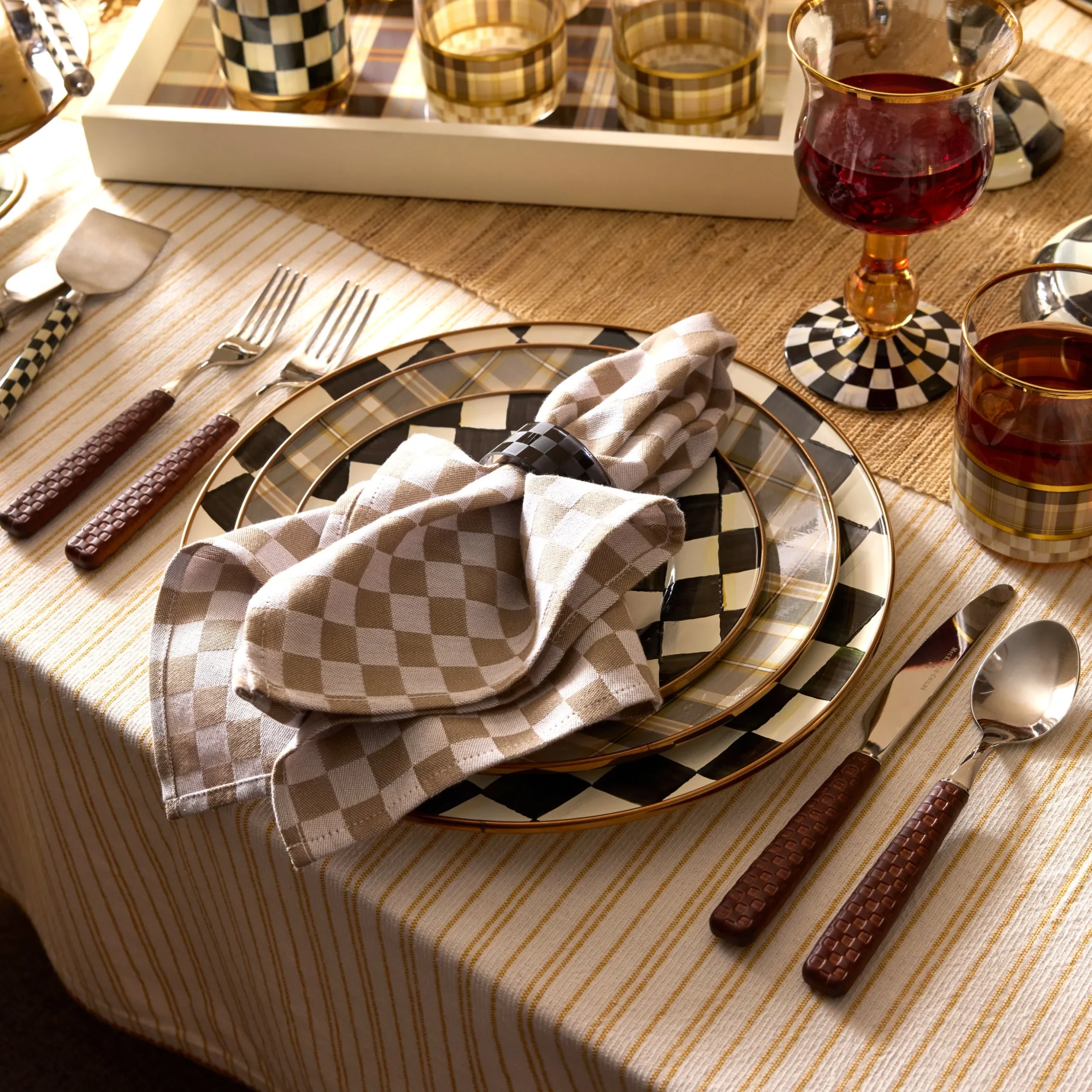 Everyday Leather 5-Piece Place Setting