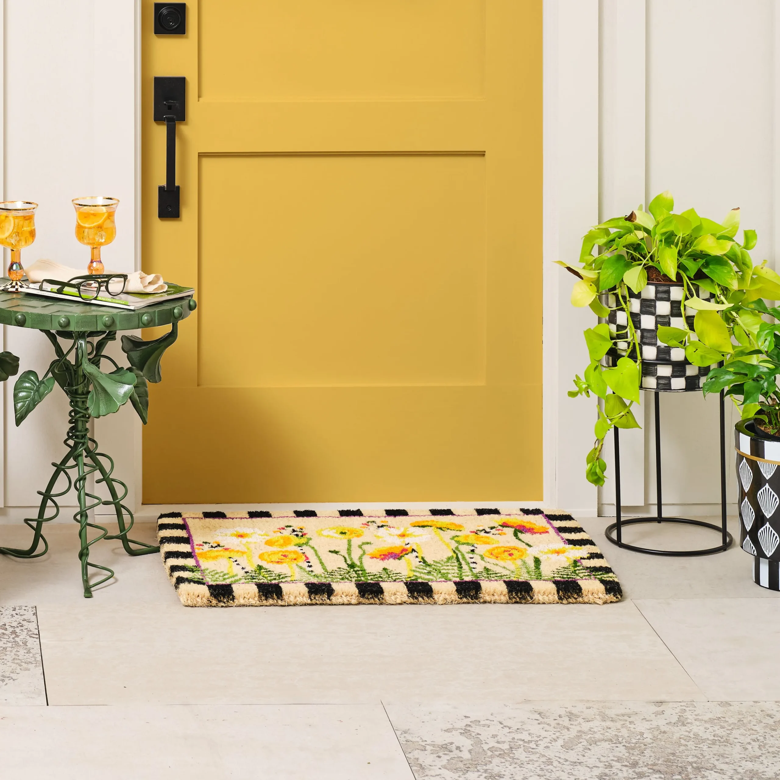 Everything is Coming Up Daisies Entrance Mat