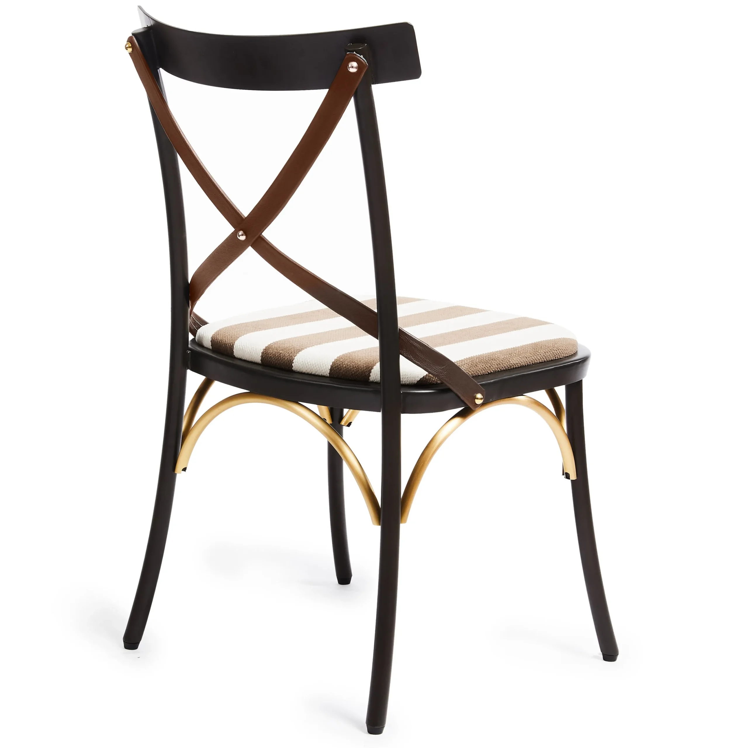 Flatiron Brown Stripe Dining Chair