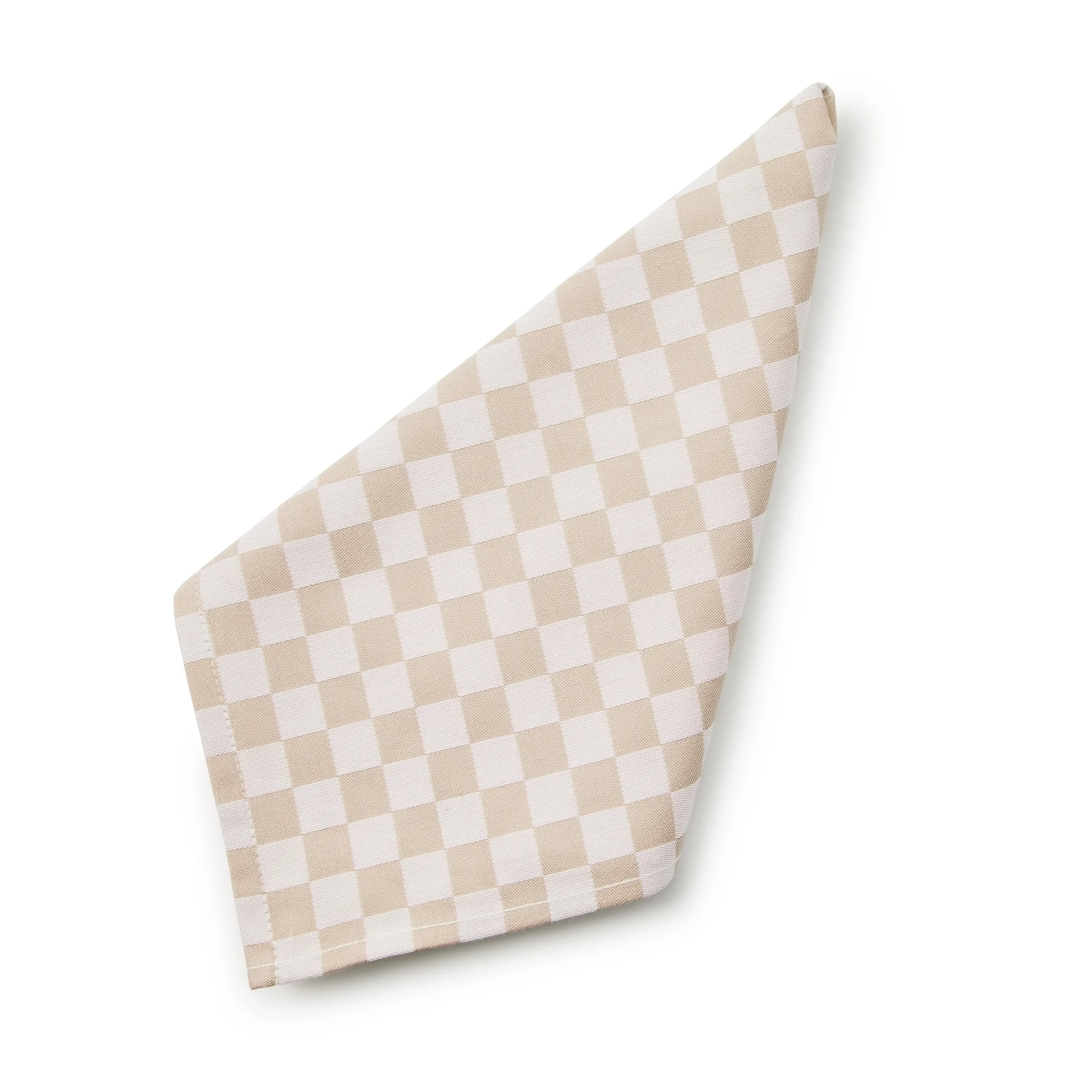 Flax Check Napkin, Set of 4