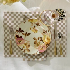Flax Check Placemat, Set of 4