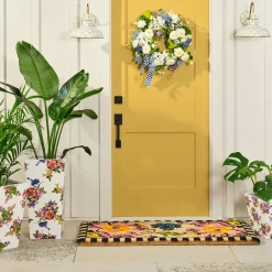 Flower Market Double Door Entrance Mat
