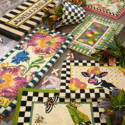 Flower Market Double Door Entrance Mat