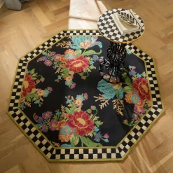 Flower Market 6' Octagon Rug