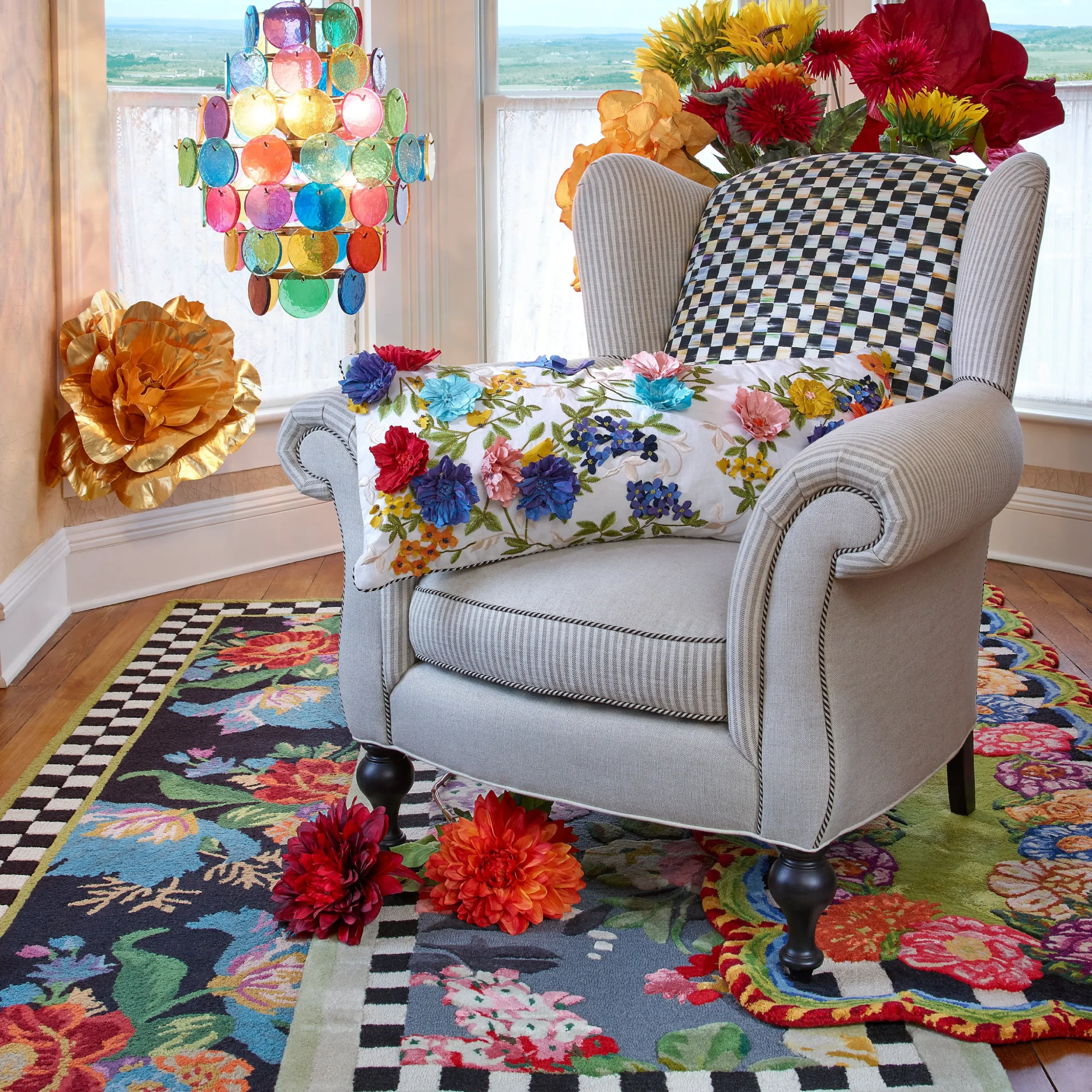 Flower Market 2'6" x 8' Runner