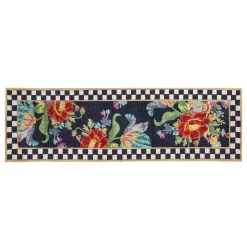 Flower Market 2'6" x 8' Washable Runner