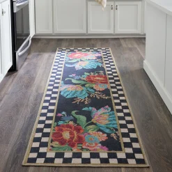 Flower Market 2'6" x 8' Washable Runner