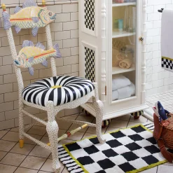 Freckle Fish Chair - Black & White Seat