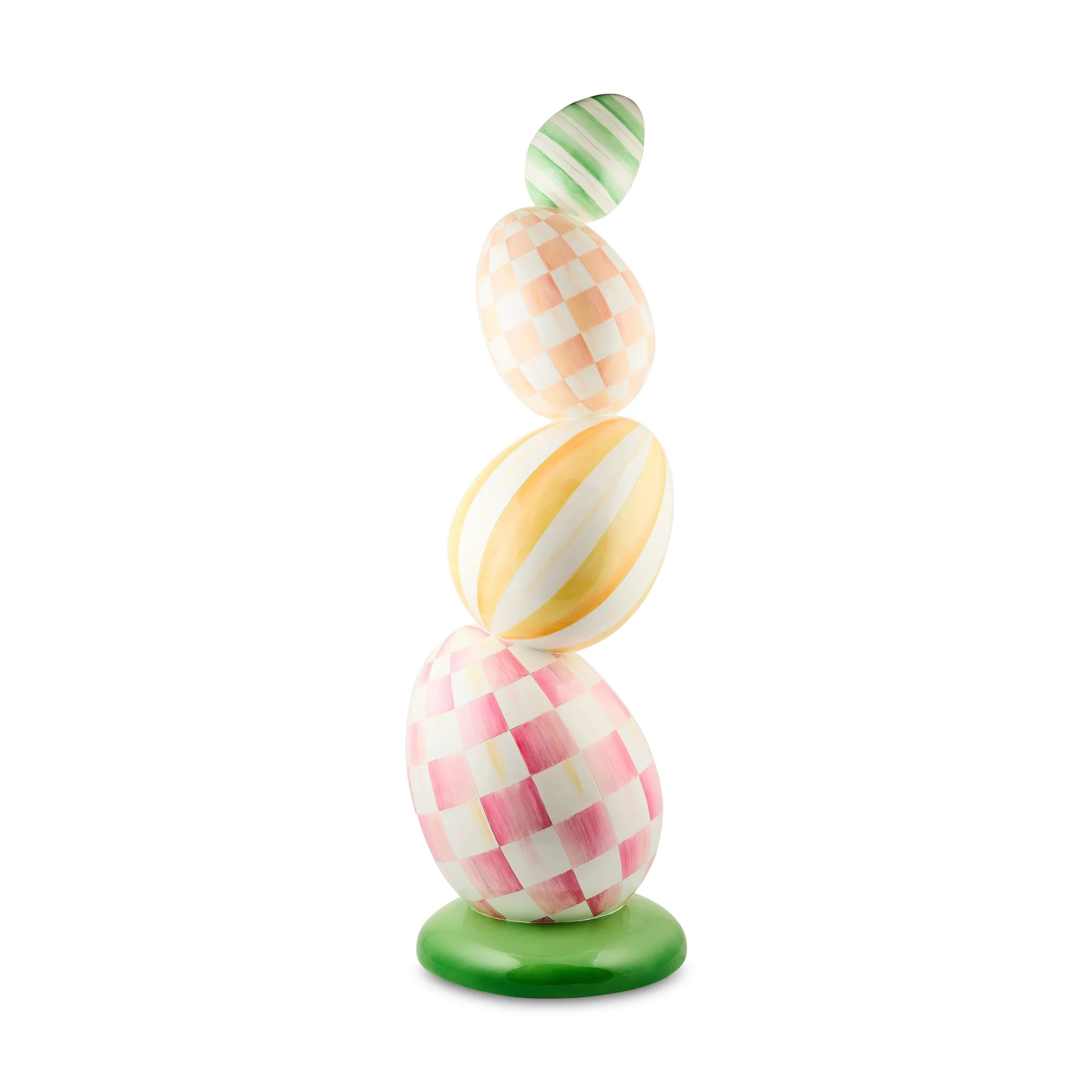 Frolic Spring Stacked Egg Trophy Topiary