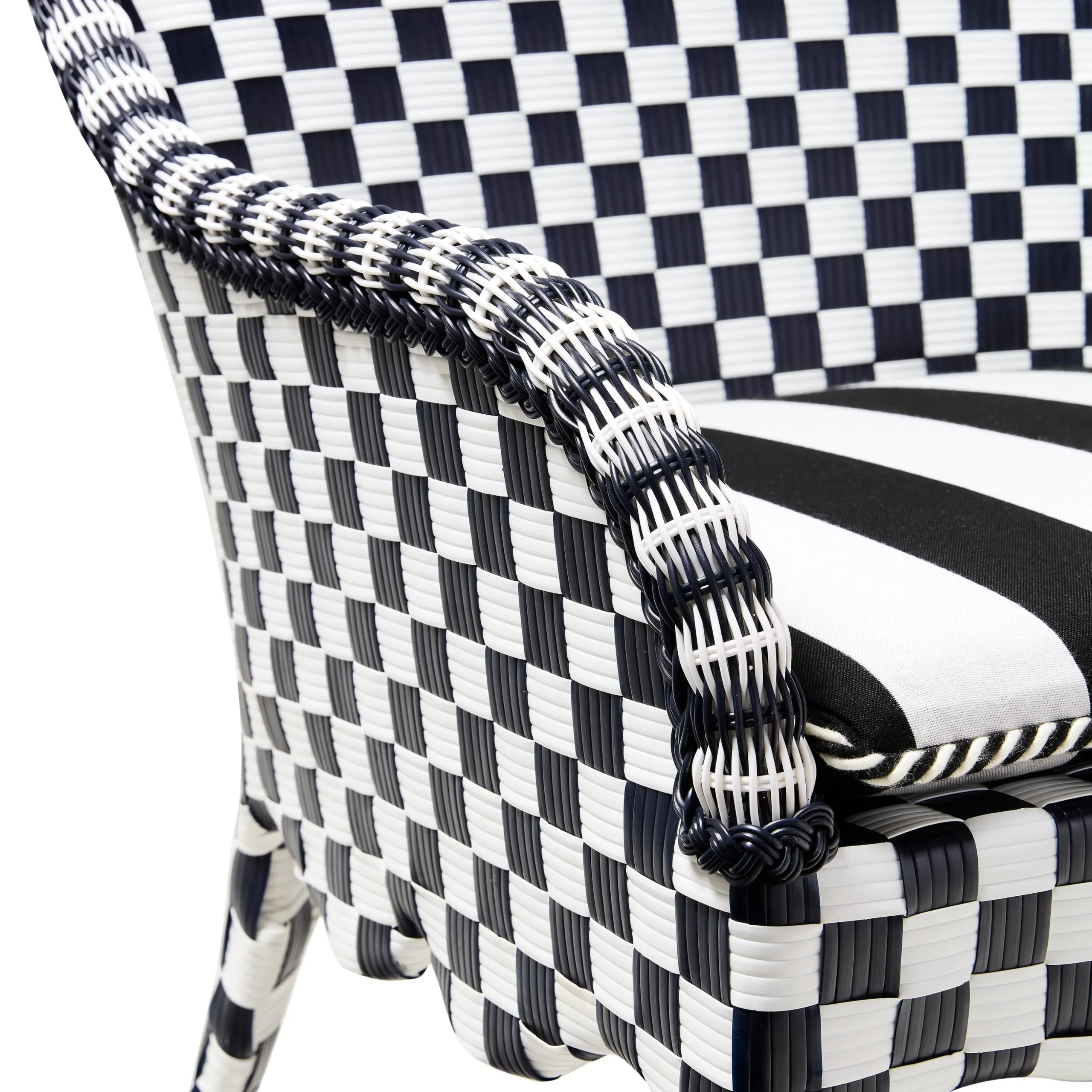 Gambit Check Outdoor Accent Chair