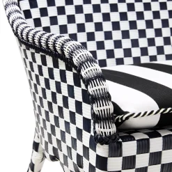 Gambit Check Outdoor Loveseat