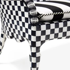 Gambit Check Outdoor Loveseat