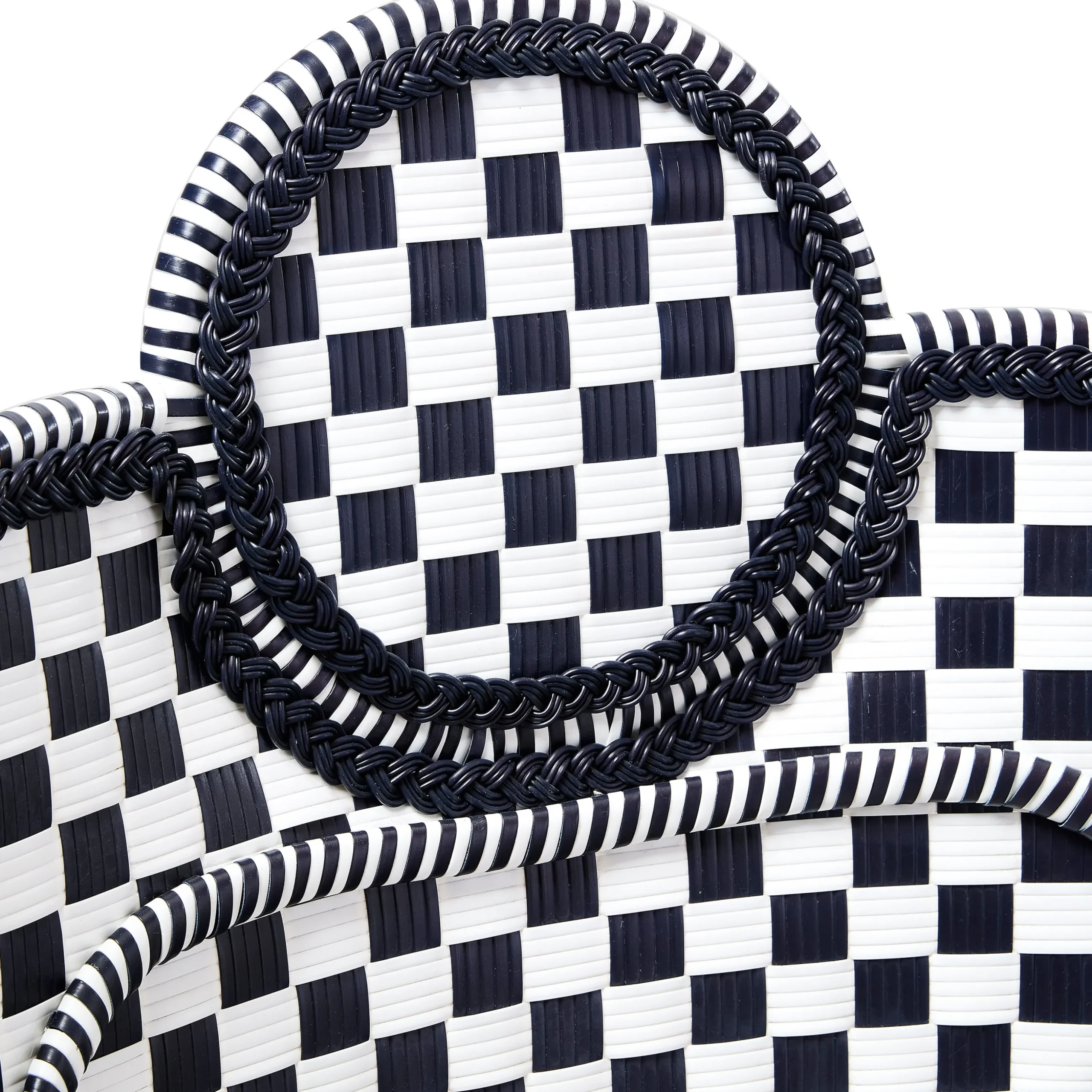 Gambit Check Outdoor Wing Chair