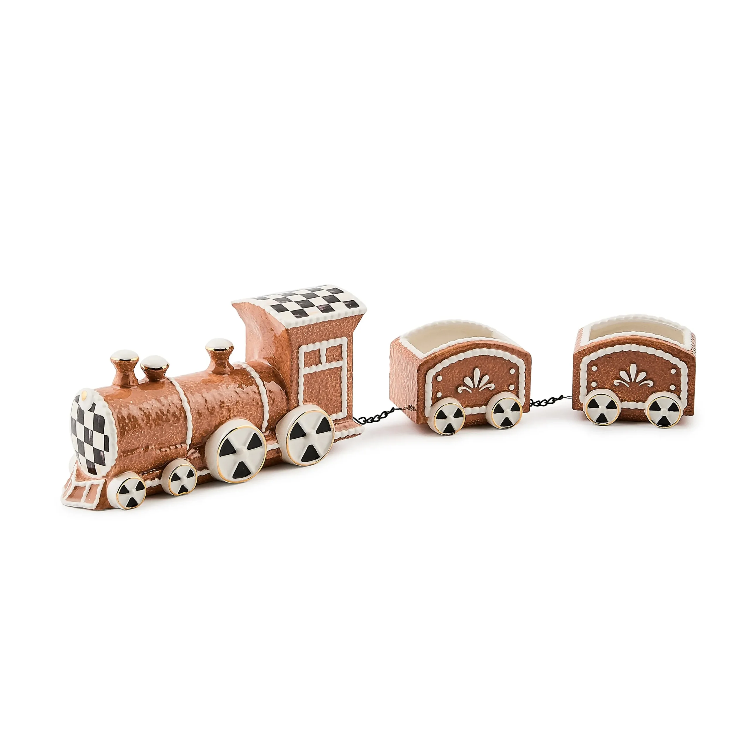 Gingerbread Ceramic Train
