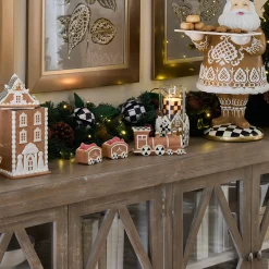 Gingerbread Ceramic Train
