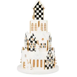 Gingerbread Round Illuminated Village